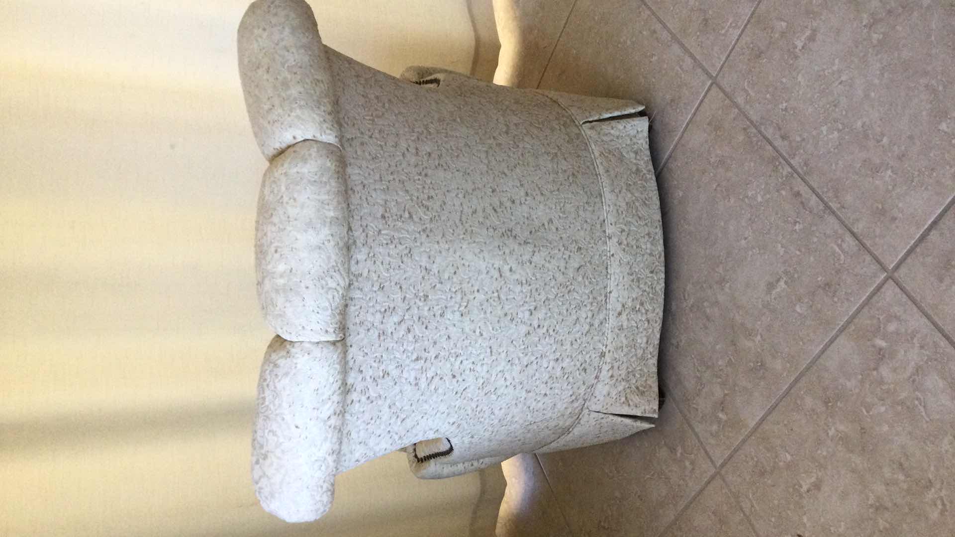 Photo 4 of UPHOLSTERED SIDE CHAIR W/ NAILHEAD TRIM & THROW PILLOW