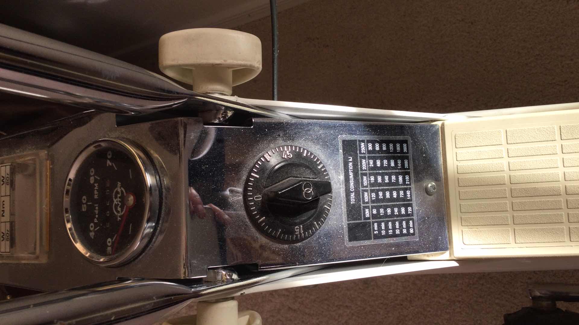 Photo 1 of VINTAGE TUNTURI  ERGOMETER W- EXERCISE BIKE