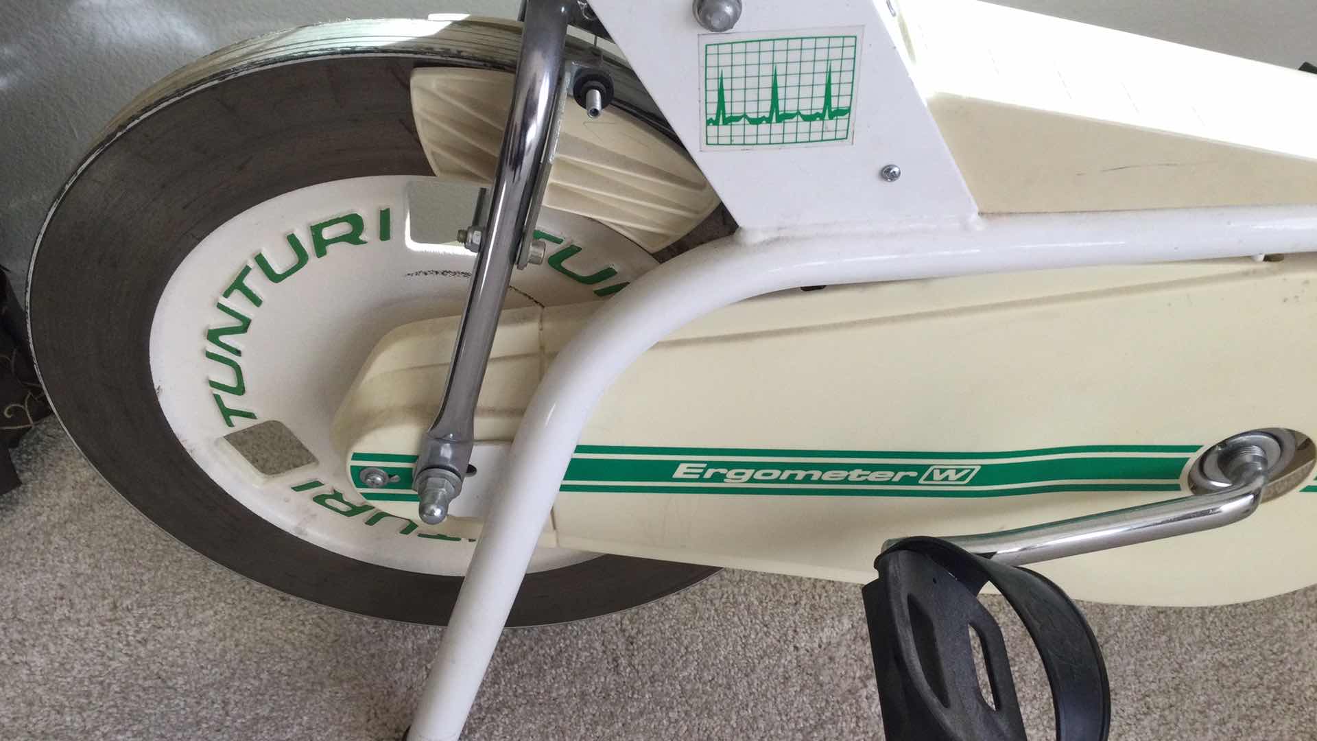 Photo 1 of VINTAGE TUNTURI  ERGOMETER W- EXERCISE BIKE