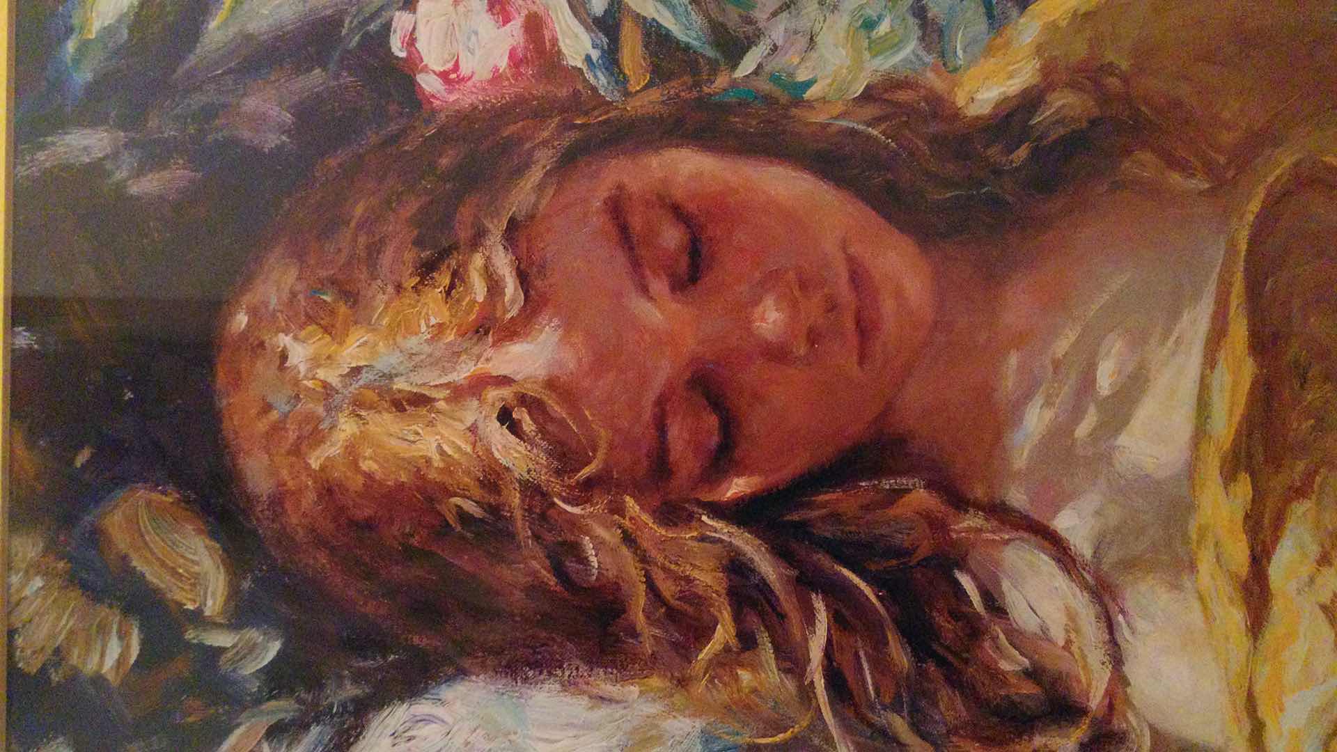 Photo 5 of FRAMED ARTWORK ON METAL EASEL 38” X 47”