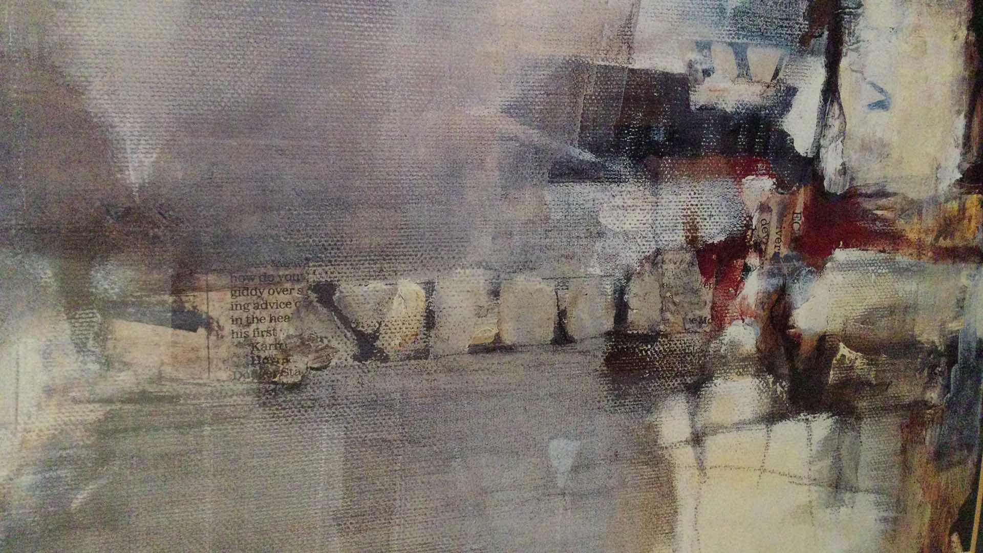 Photo 1 of FRAMED ABSTRACT ARTWORK 23.5” X 23.5”