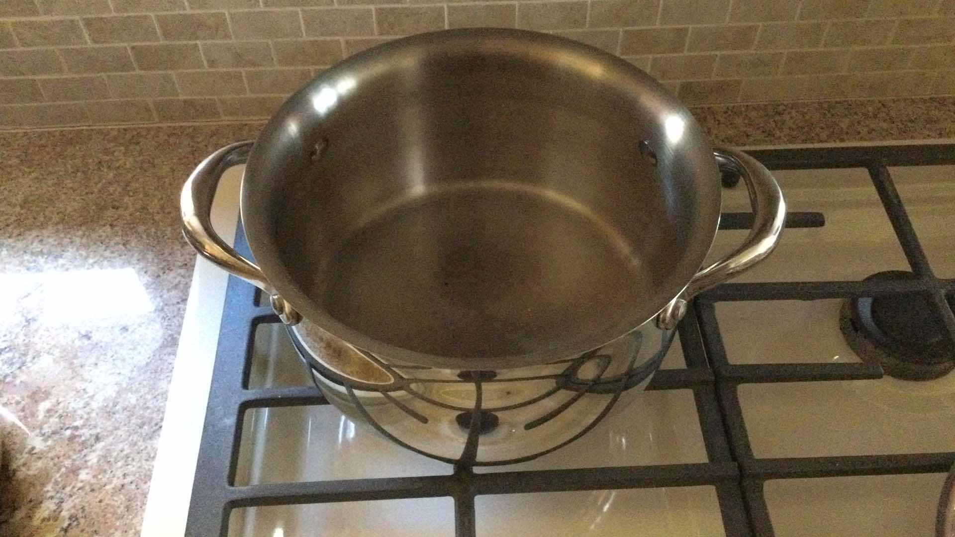 Photo 5 of KIRKLAND STAINLESS STEEL COOKWARE 9 PC. SET