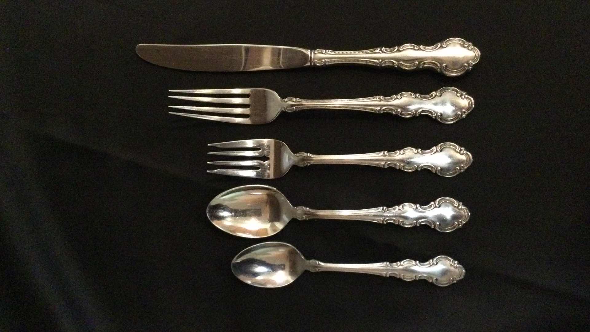 Photo 1 of INTERNATIONAL STAINLESS FLATWARE IN TRAY
