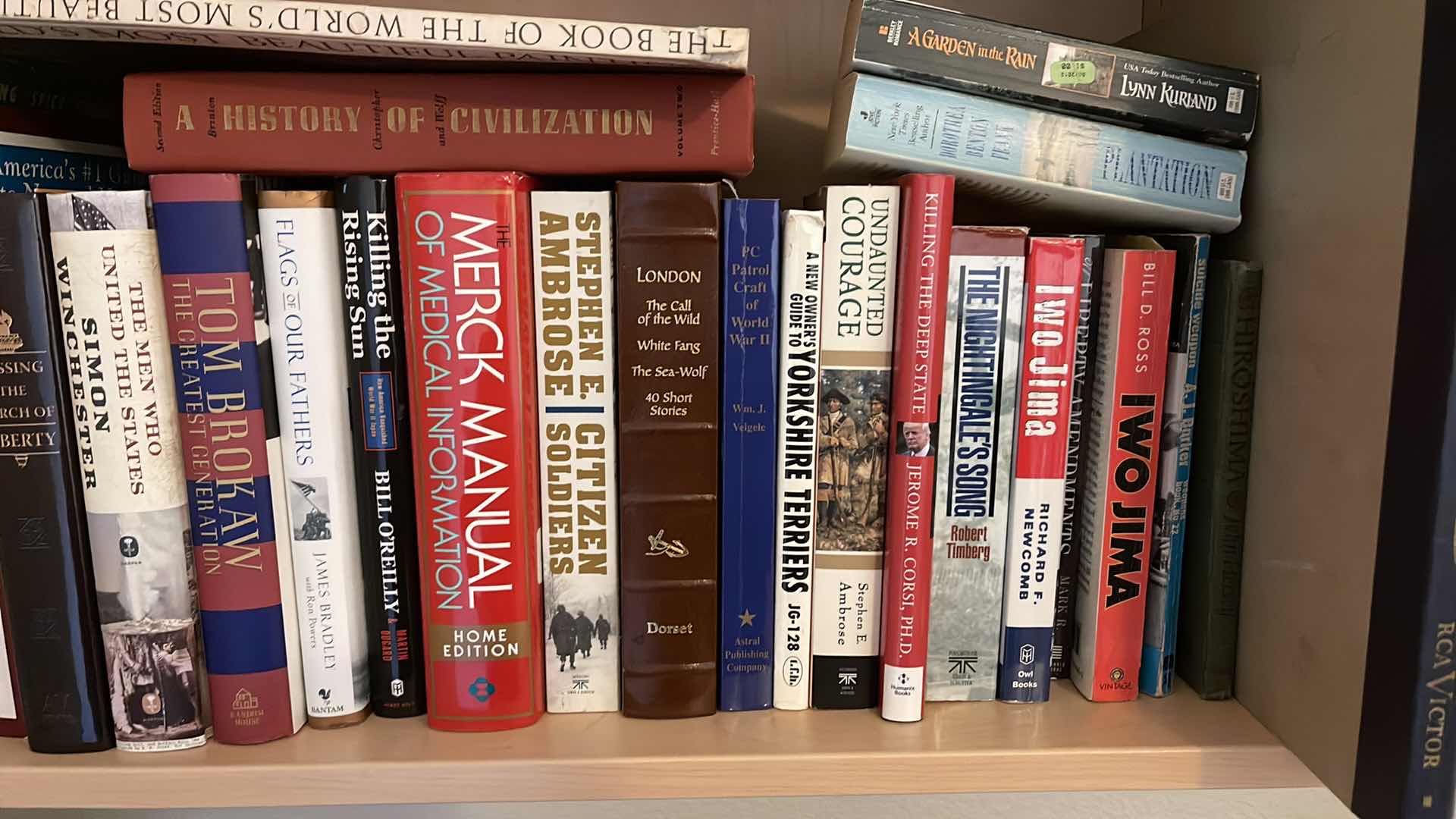 Photo 1 of CONTENTS OF SHELF, BOOKS