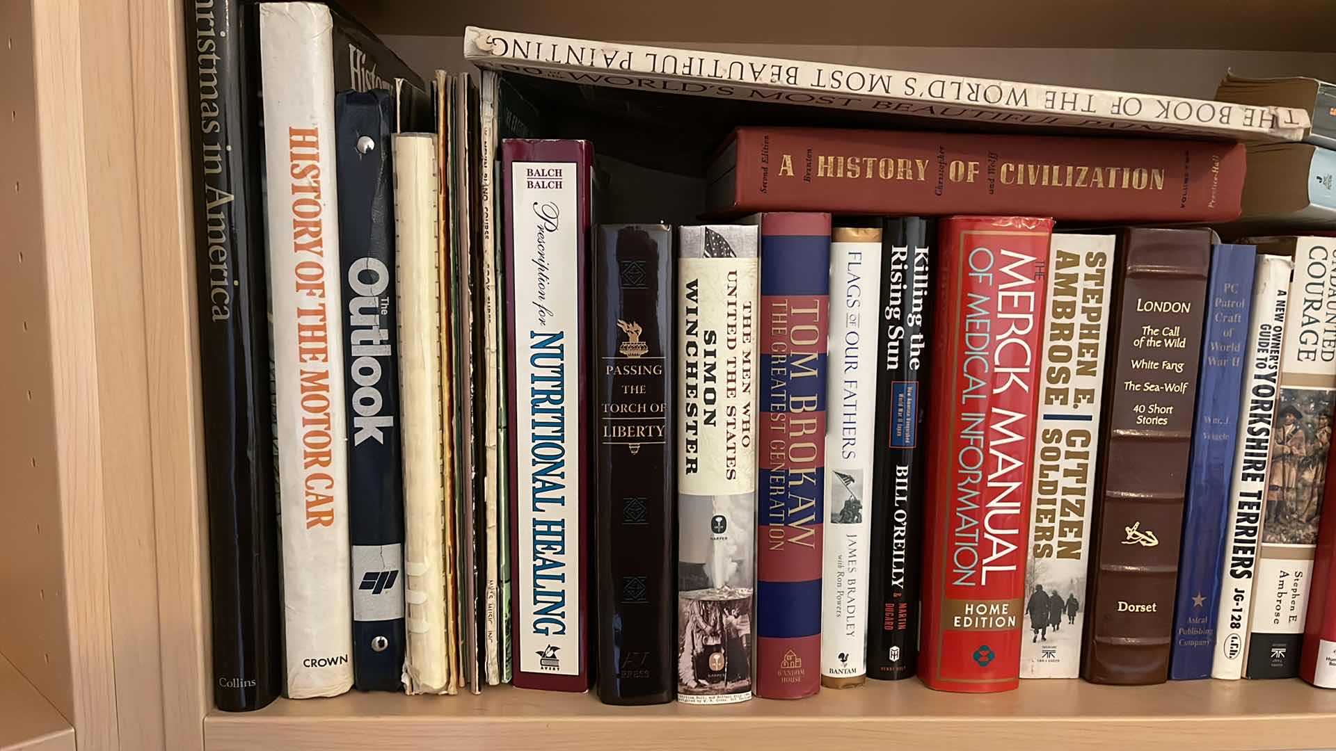 Photo 1 of CONTENTS OF SHELF, BOOKS