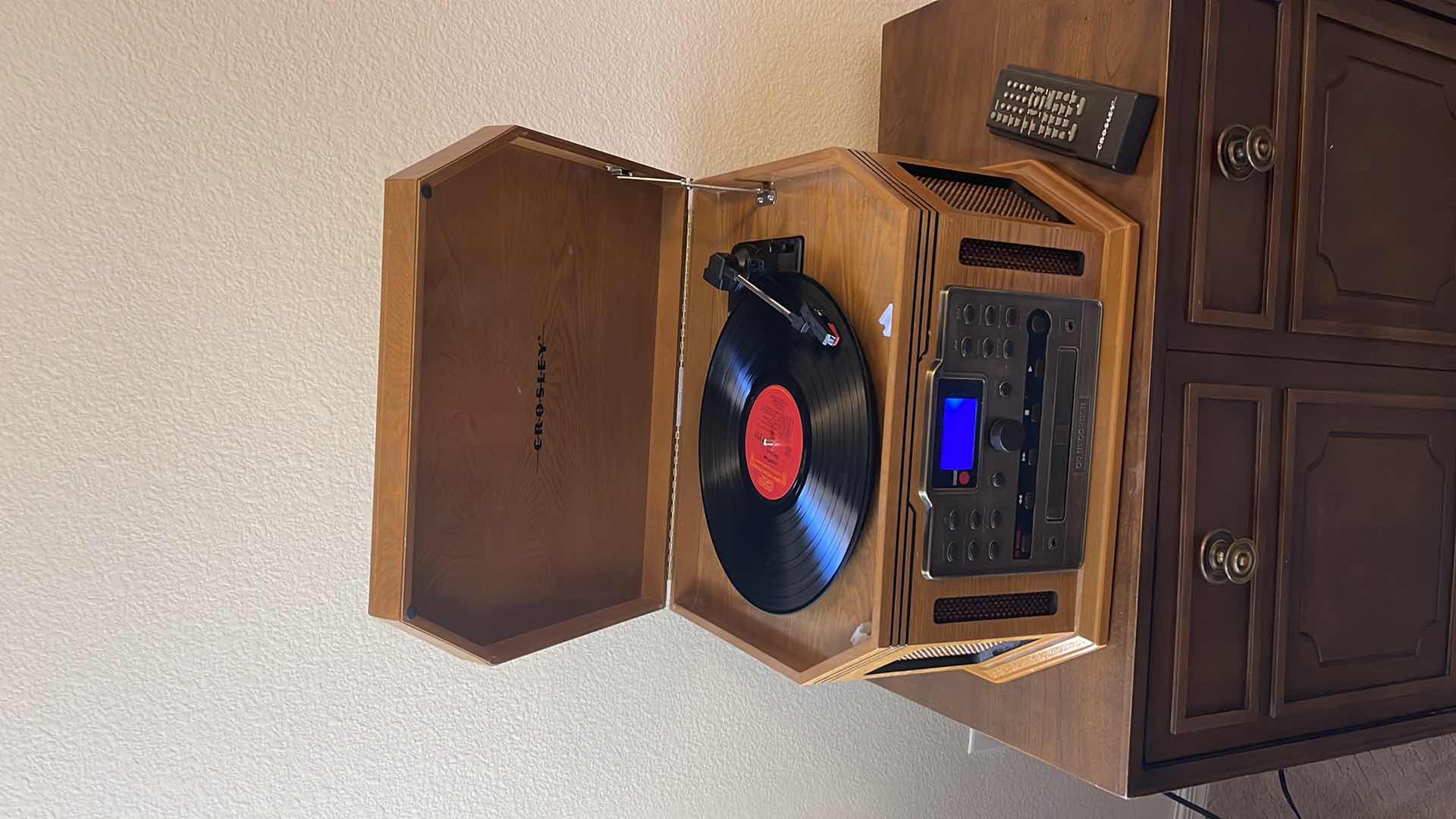 Photo 1 of CROSLEY RECORD PLAYER/CD RECORDER W/REMOTE