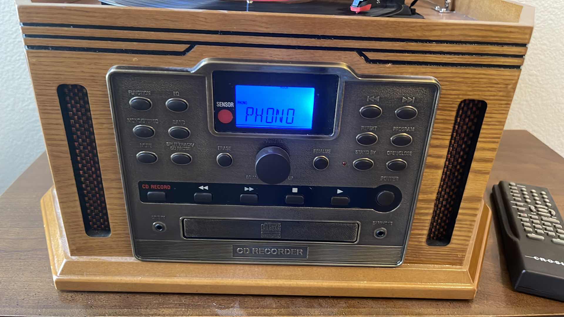 Photo 1 of CROSLEY RECORD PLAYER/CD RECORDER W/REMOTE