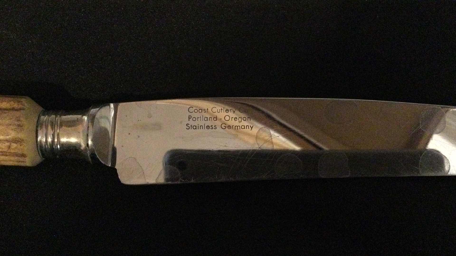 Photo 5 of VINTAGE COAST CUTLERY CARVING SET (3) PC.