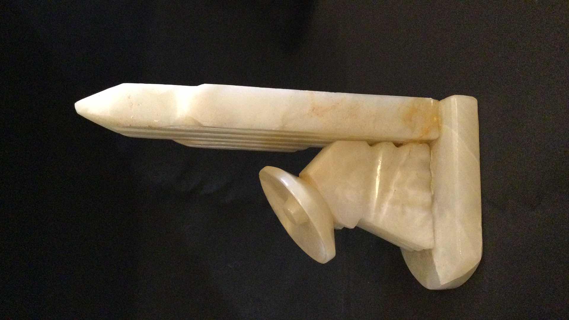 Photo 1 of CARVED STONE HECHO EN MEXICO BOOK ENDS H 9”