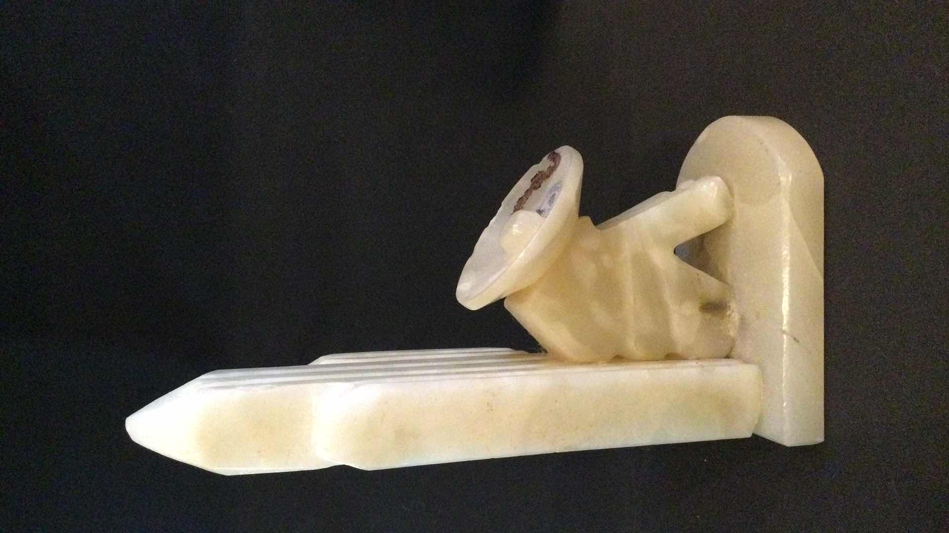 Photo 3 of CARVED STONE HECHO EN MEXICO BOOK ENDS H 9”