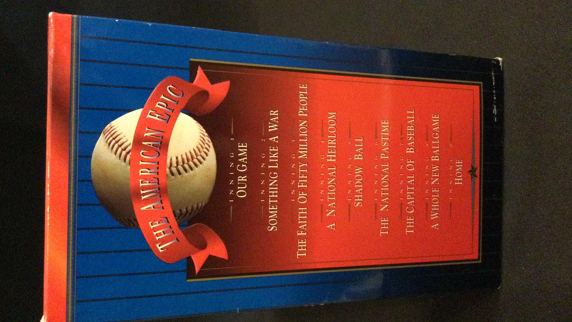 Photo 1 of BASEBALL A FILM BY KEN BURNS ON (9) VHS TAPES