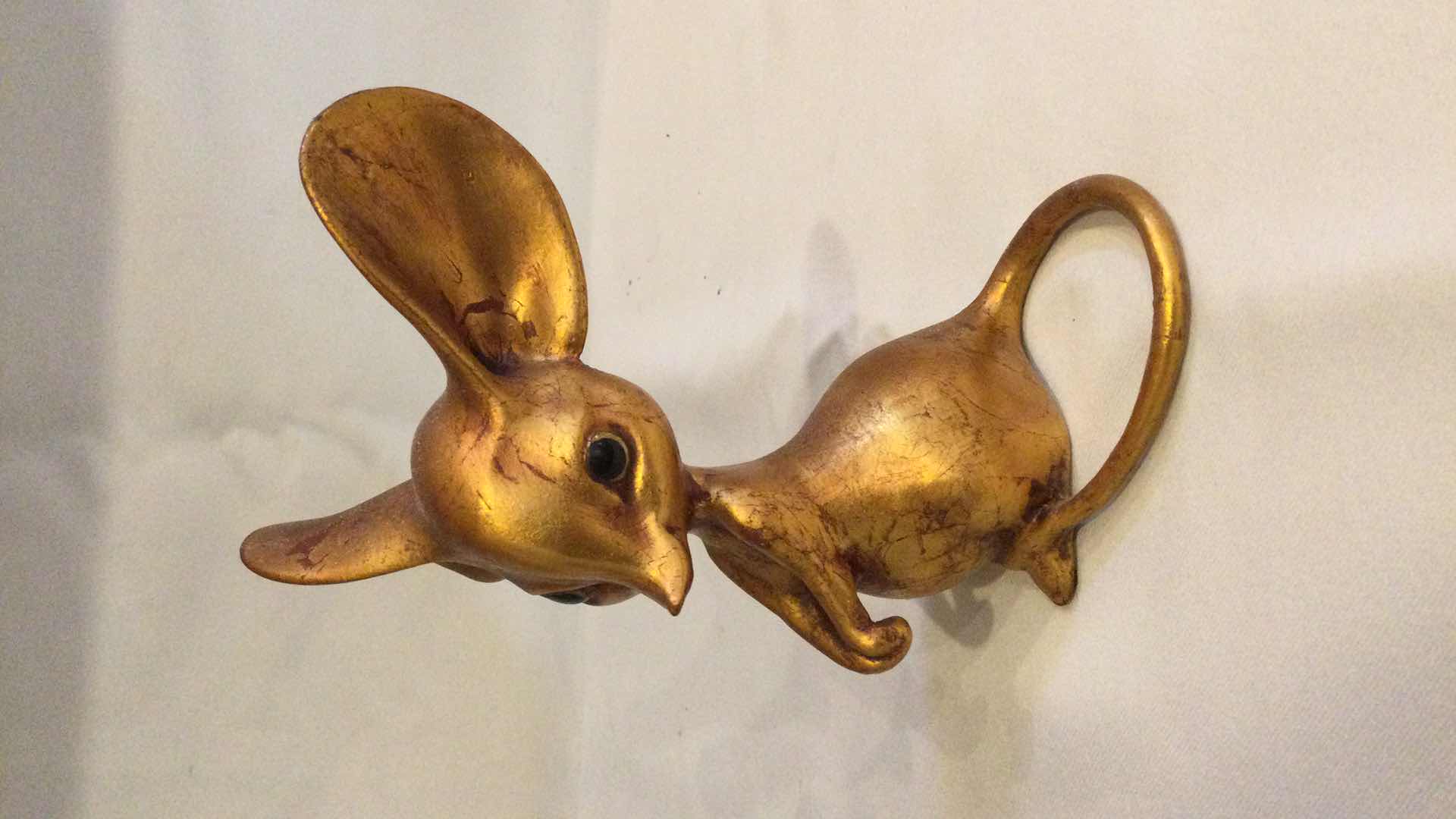 Photo 1 of GOLD CERAMIC MOUSE H 5”