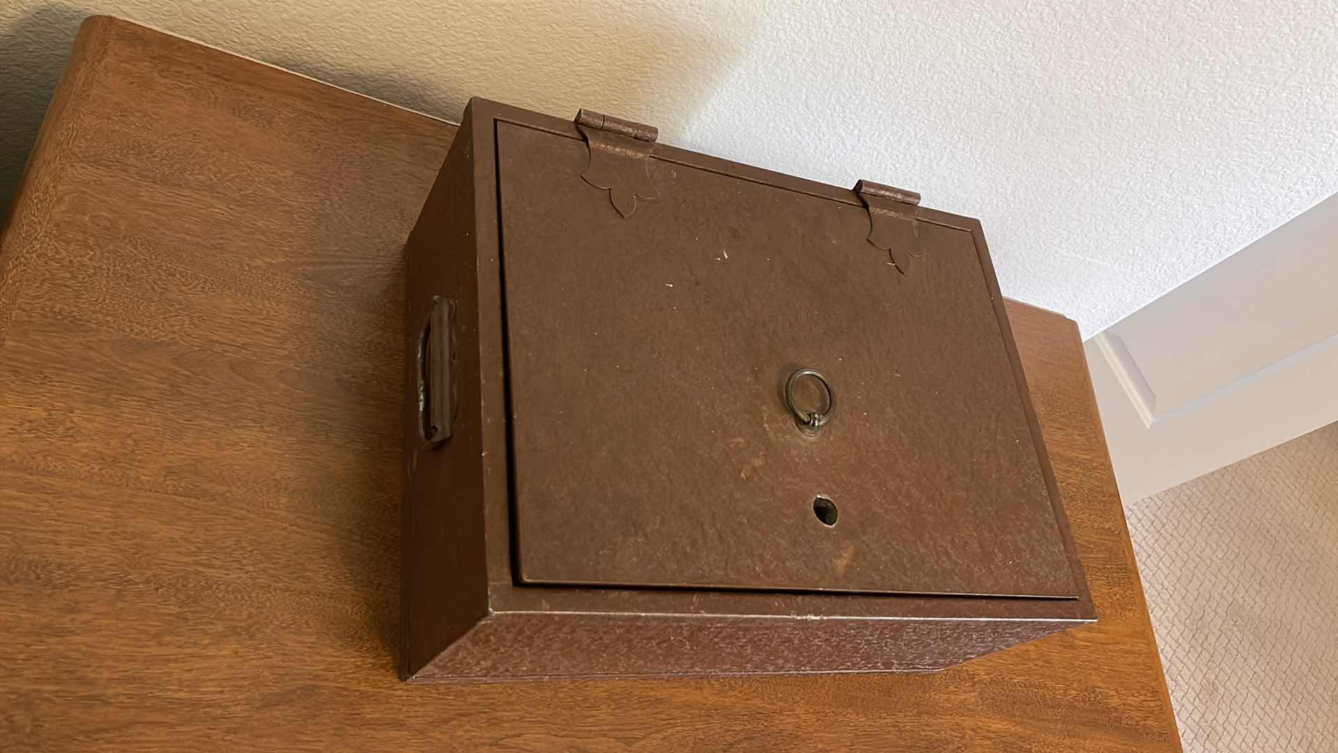 Photo 4 of METAL FIREPROOF CHEST 15” X 12” H 6”