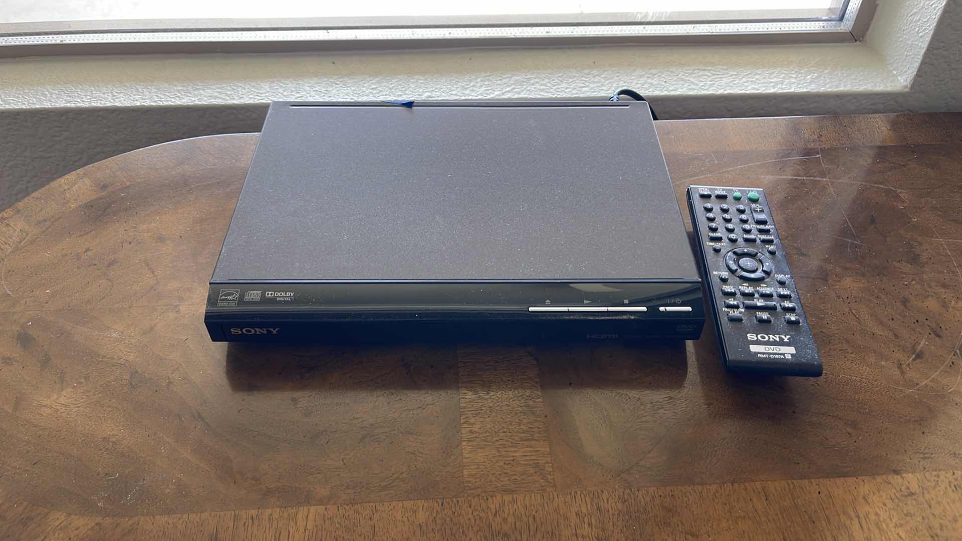 Photo 1 of SONY DVD PLAYER W/REMOTE (TESTED)