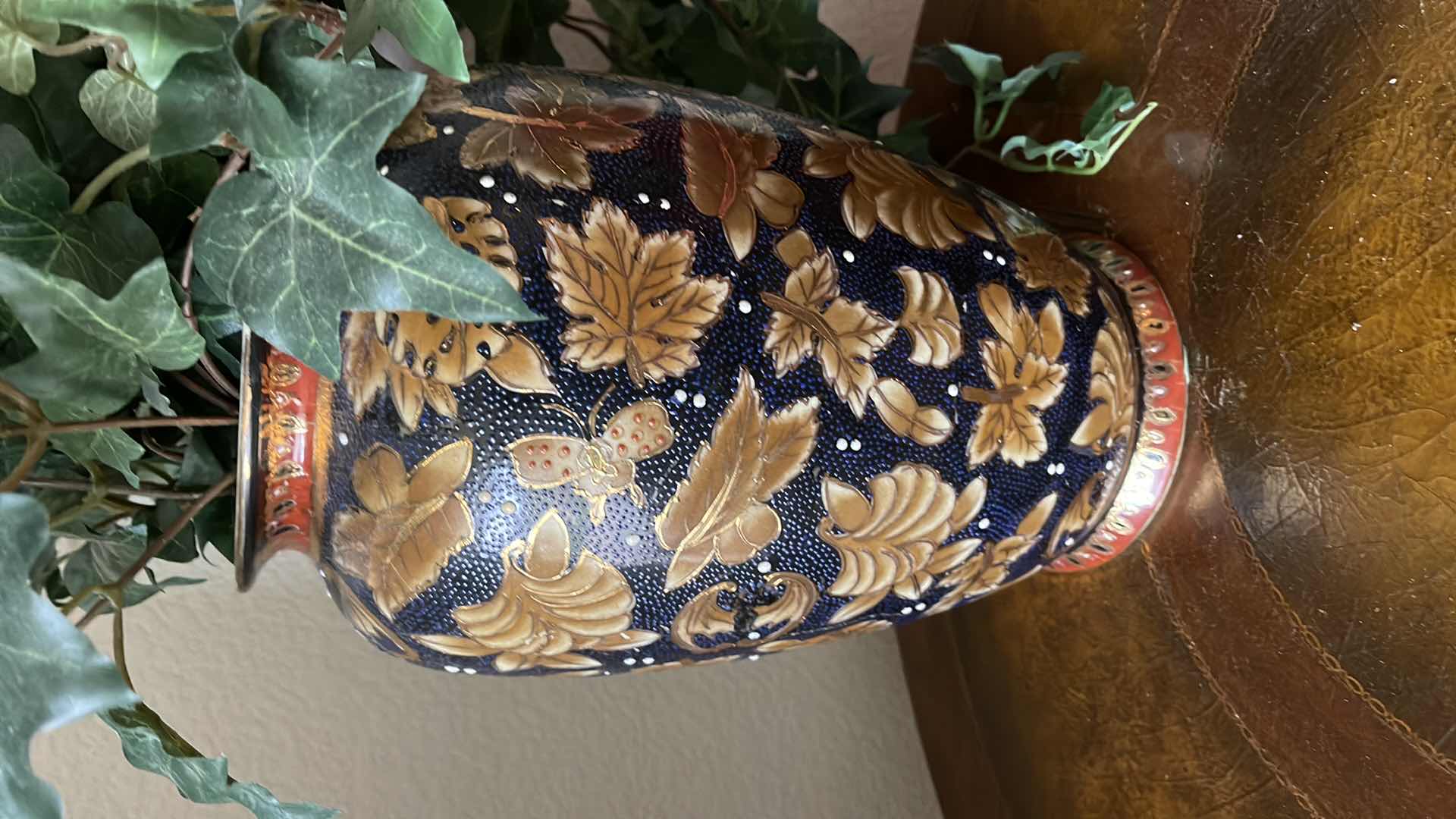 Photo 1 of PAINTED VASE HOME DECOR H 12”