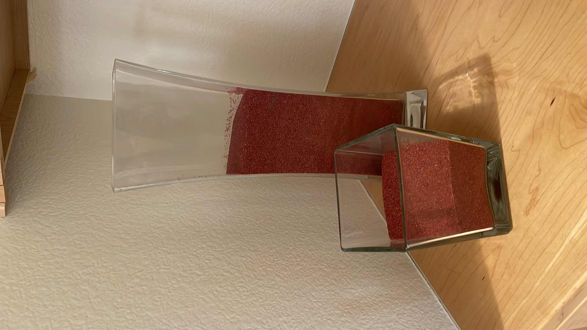 Photo 1 of RED SAND HOME DECOR VASES 18”, 7”