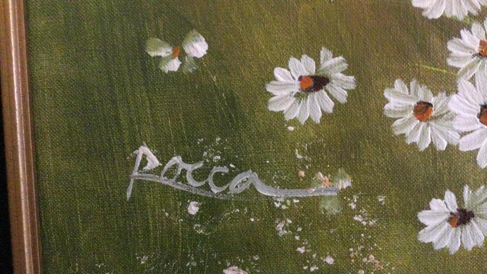 Photo 1 of FRAMED ARTIST SIGNED PAINTING ON CANVAS 42” X 31”