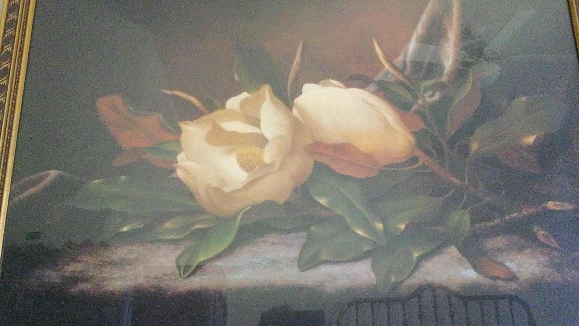 Photo 1 of FRAMED MAGNOLIA ARTWORK 42” X 27”