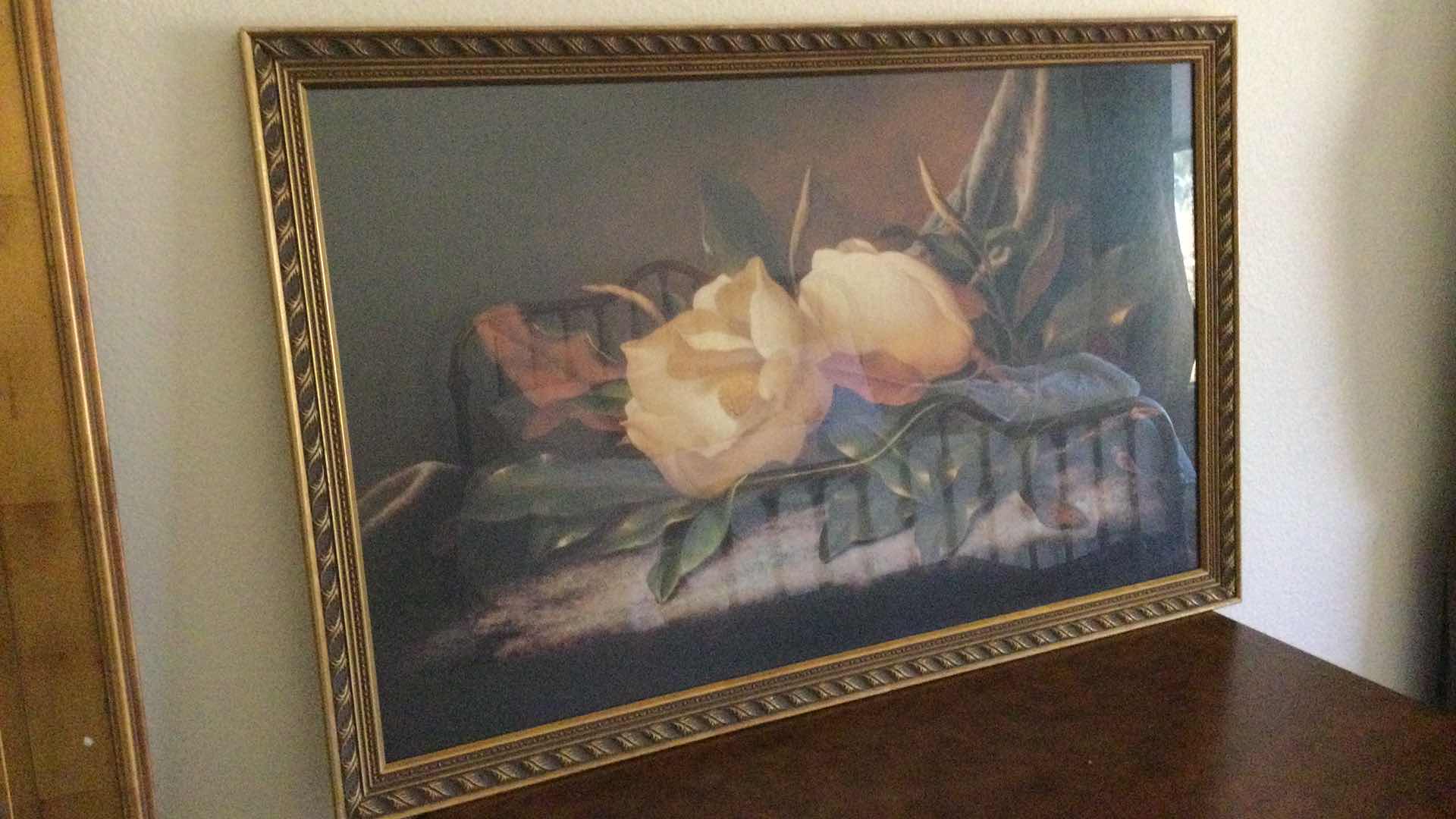 Photo 1 of FRAMED MAGNOLIA ARTWORK 42” X 27”