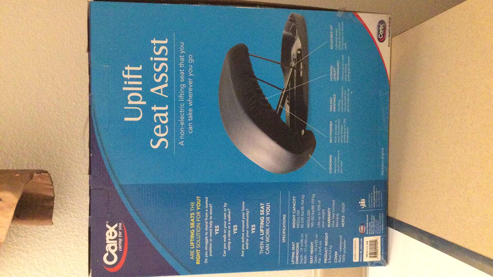 Photo 4 of CAREX UPLIFT SEAT ASSIST 85-230 lbs