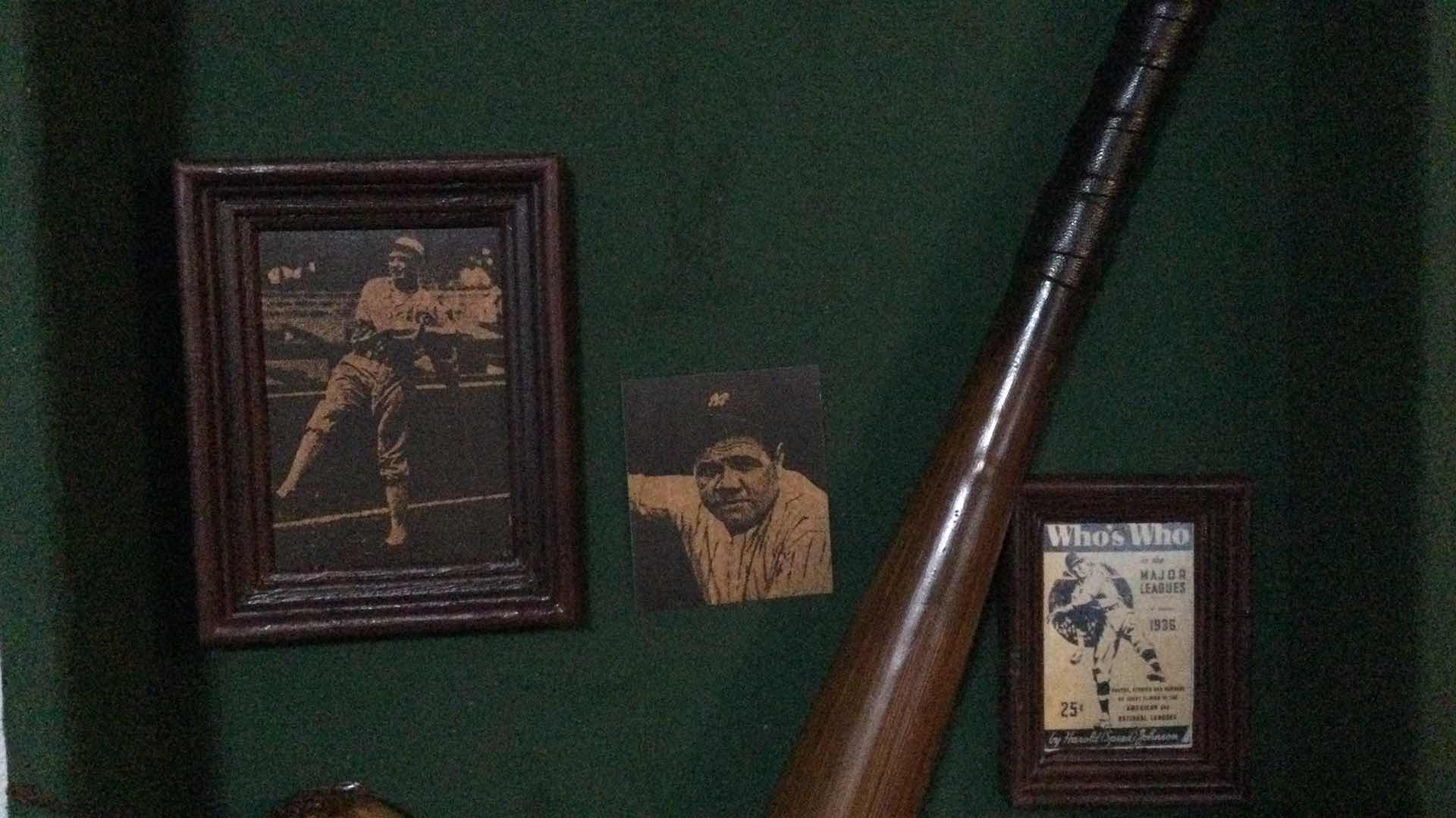 Photo 1 of BASEBALL MEMORABILIA SHOW CASE