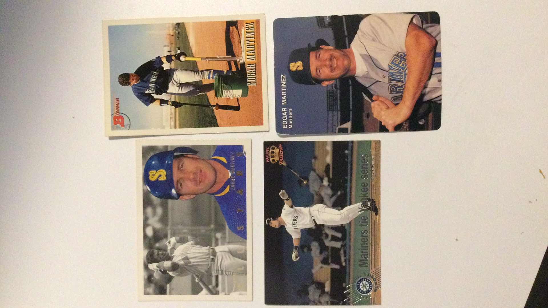 Photo 1 of SEATTLE MARINERS EDGAR MARTINEZ BASEBALL TRADING CARDS