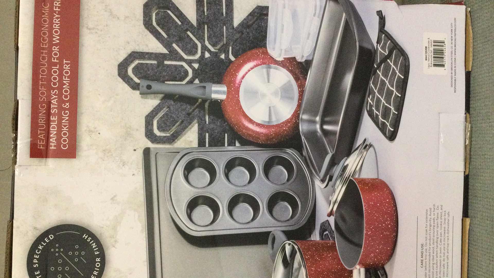 Photo 1 of NEW BKLYN VENUS COLLECTION 16PC NON-STICK COOK & BAKEWARE SET