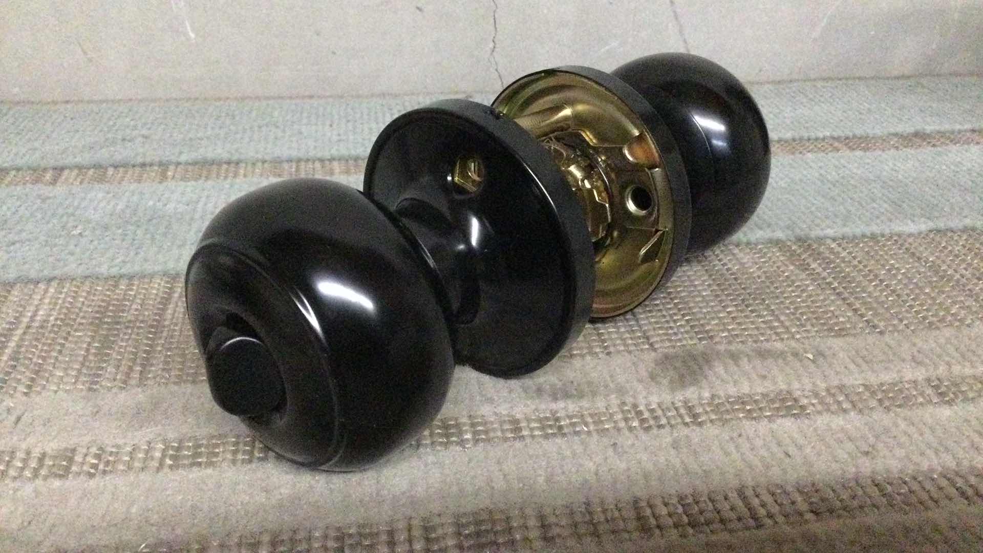 Photo 1 of NEW DL609BKET LOCKING DOOR KNOB BLACK FINISH