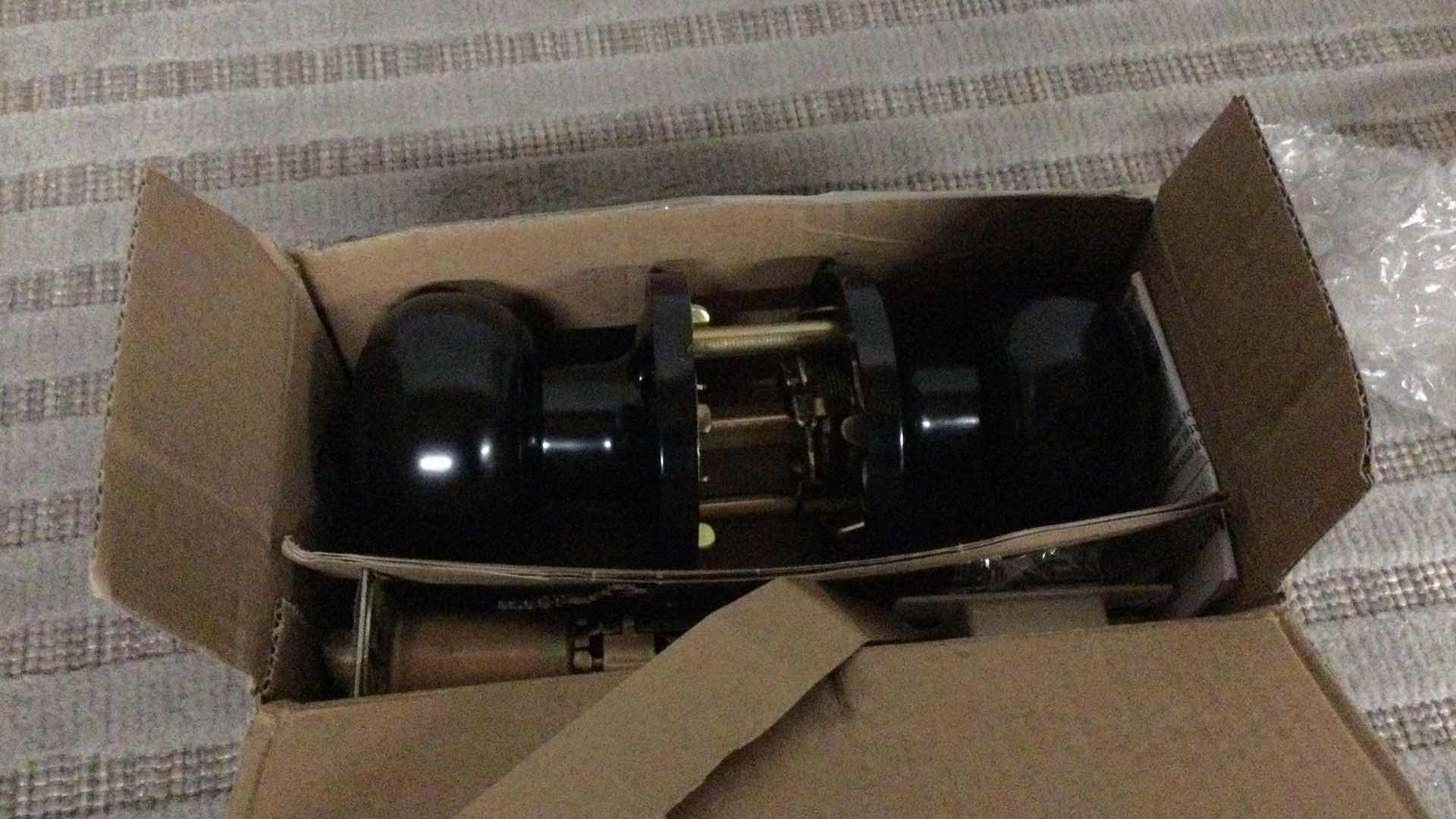 Photo 1 of NEW DL609BKET LOCKING DOOR KNOB BLACK FINISH