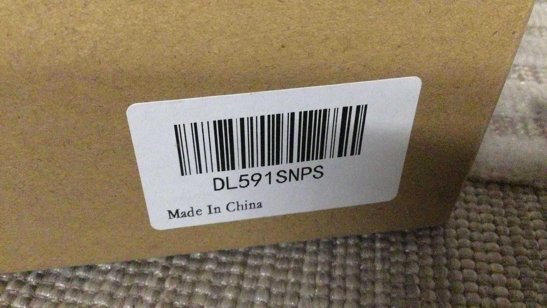 Photo 1 of NEW INTERIOR NON-LOCKING DOOR KNOB DL591SNPS BRUSHED NICKEL FINISH