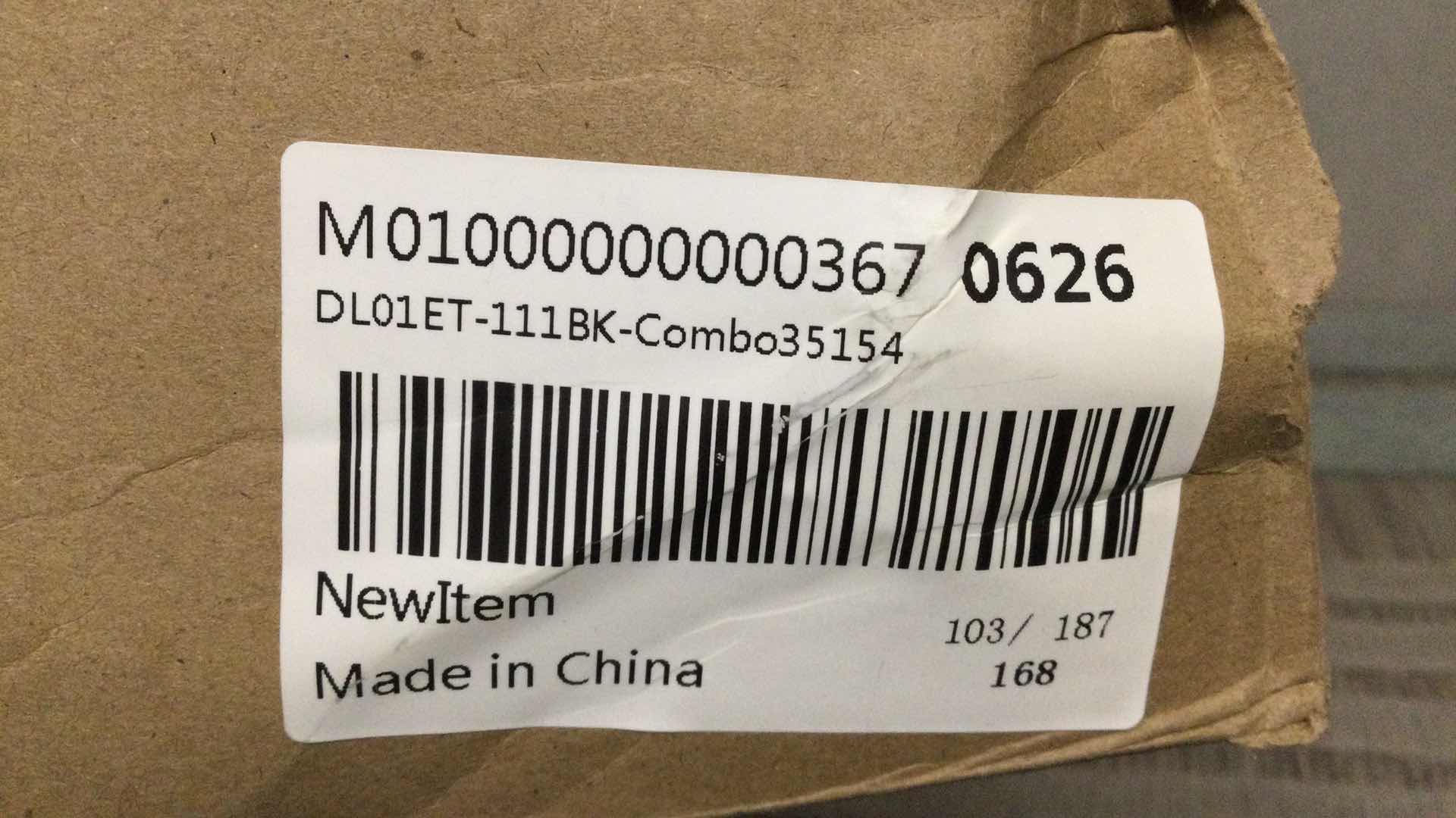 Photo 1 of NEW LOCKING LEVER DOOR KNOB & DEADBOLT COMBO DL01ET-111BK-COMBO BLACK FINISH