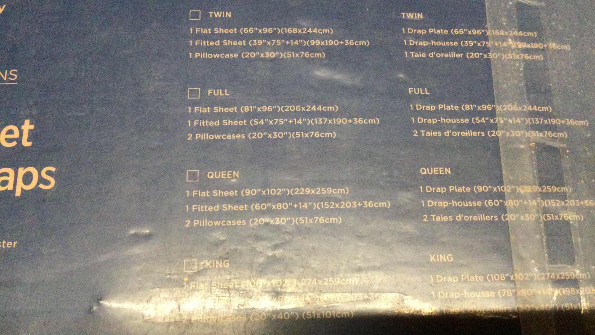 Photo 1 of BEDSURE QUEEN SIZE COLLECTIONS SHEET SET