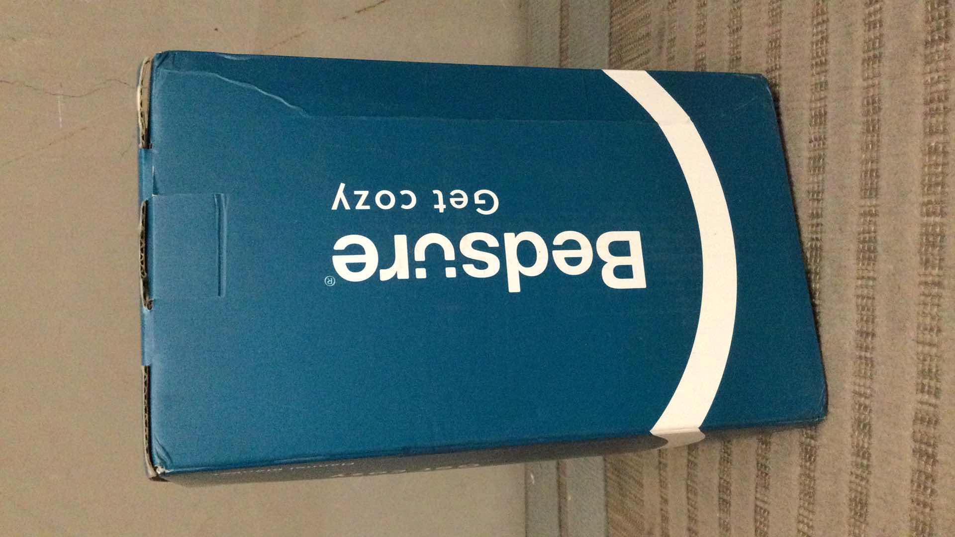 Photo 3 of BEDSURE PLUSH NAVY THROW BLANKET 50” X 60”