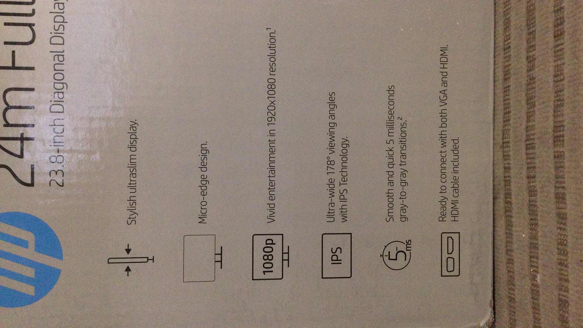 Photo 1 of HP 24m FULL HD MONITOR (UNTESTED)