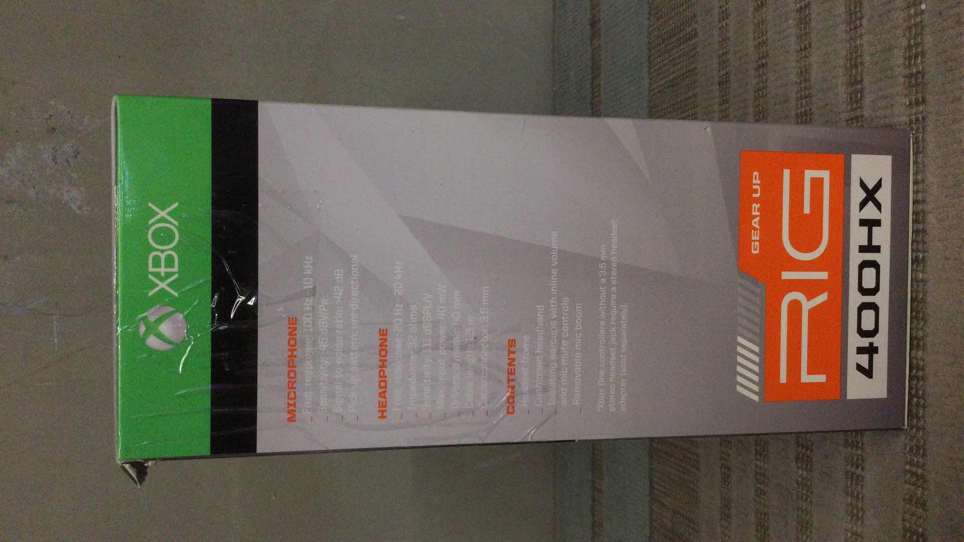 Photo 1 of RIG GEAR UP 400HX URBAN CAMO PERFORMANCE STEREO & CHAT CORDED GAMING  HEADSET FOR XBOX SERIES X & XBOX ONE