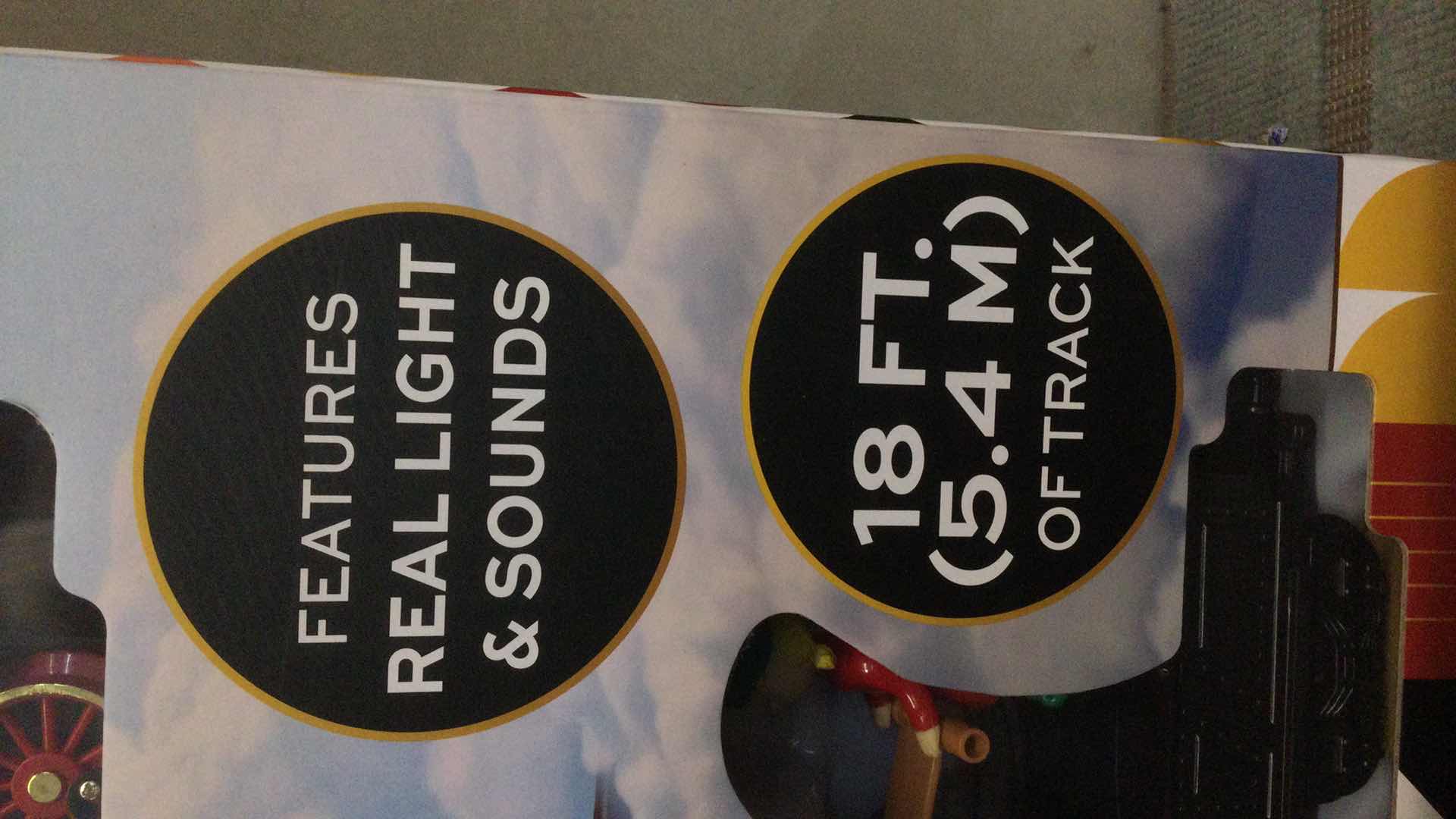 Photo 1 of NEW F.A.O. SCHWARZ TRAIN SET 30- PIECE MOTORIZED