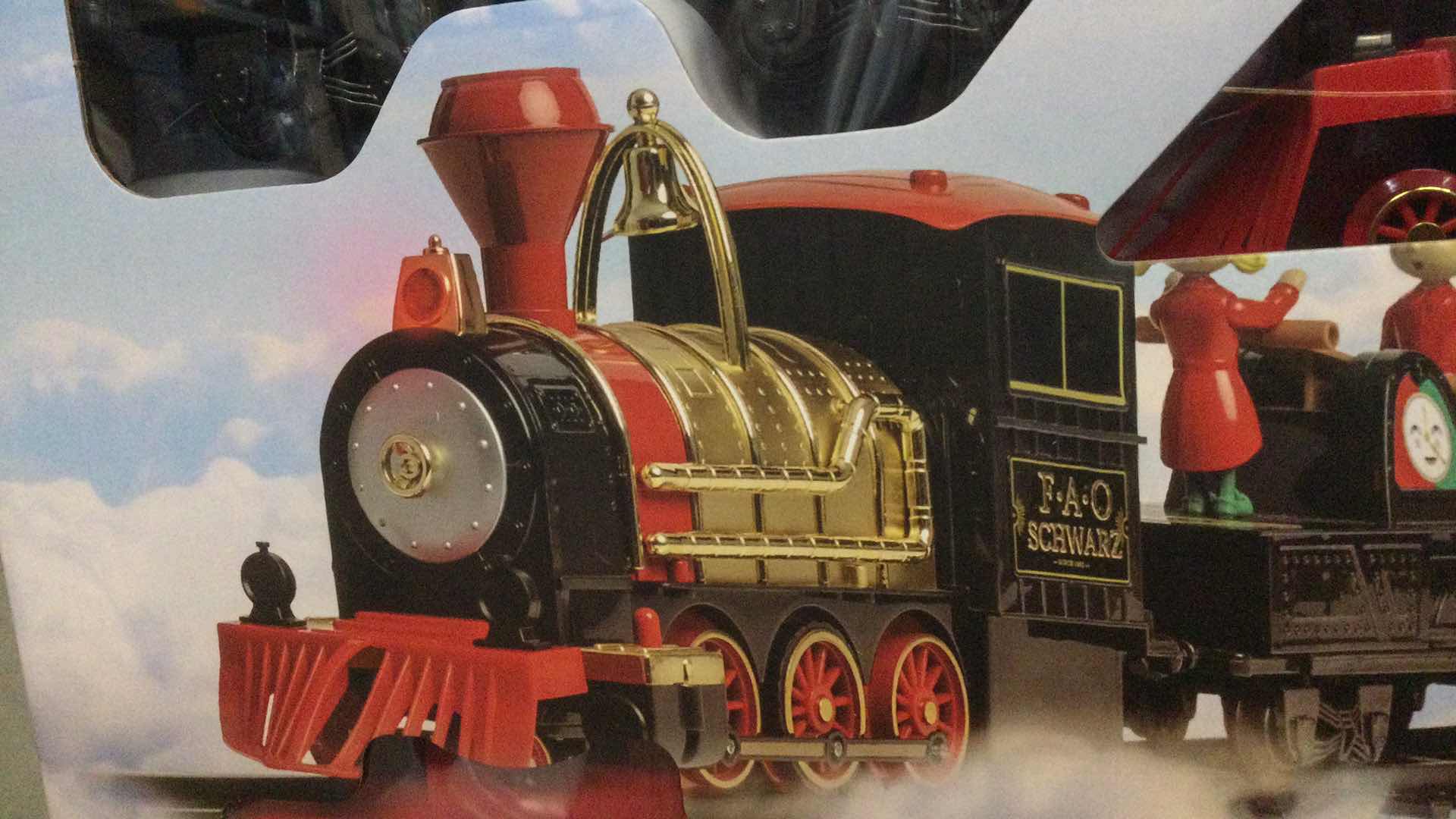 Photo 1 of NEW F.A.O. SCHWARZ TRAIN SET 30- PIECE MOTORIZED SET