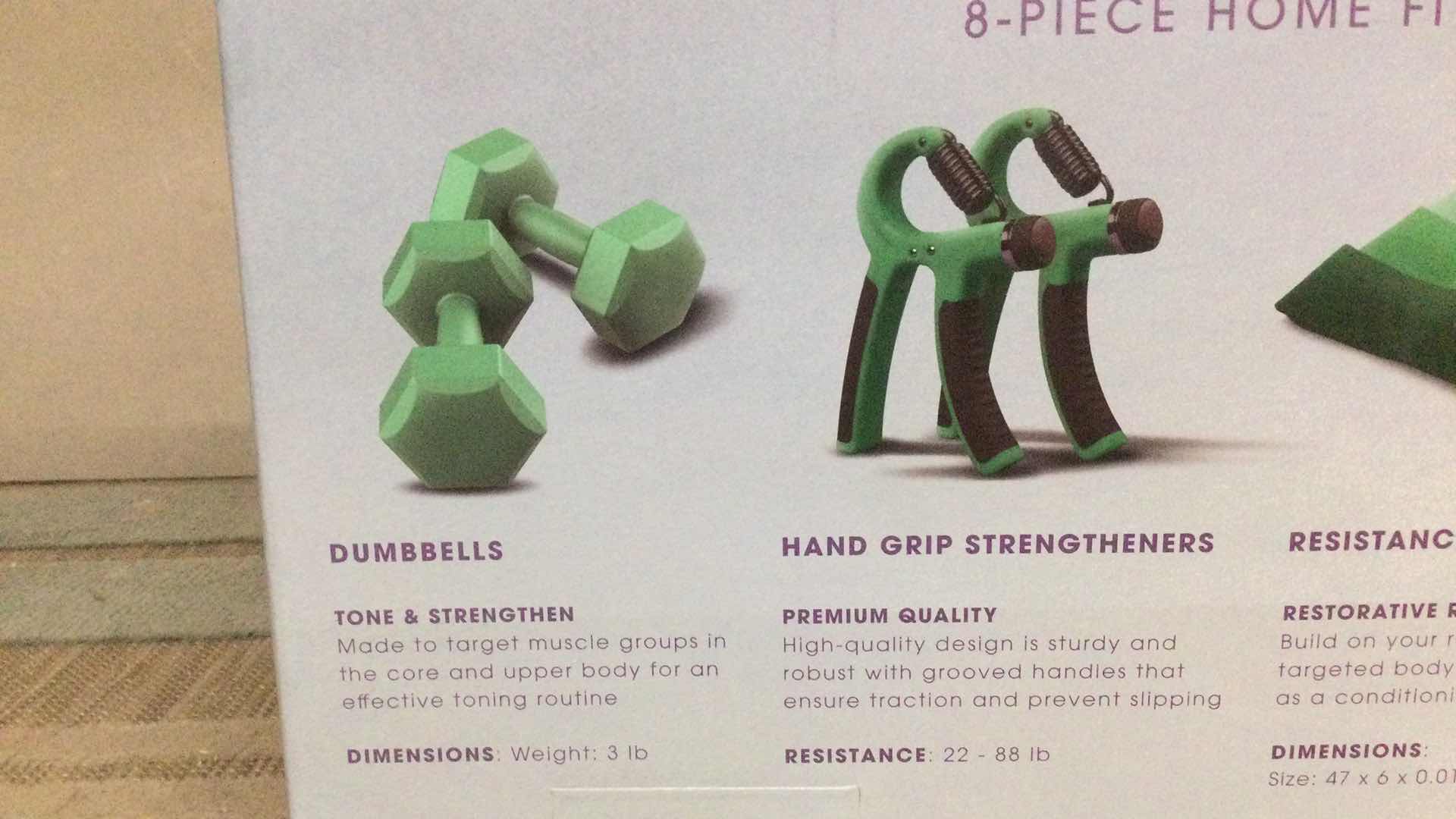 Photo 1 of NEW LOMI UPPER BODY WORK OUT KIT 8- PIECE HOME FITNESS SET