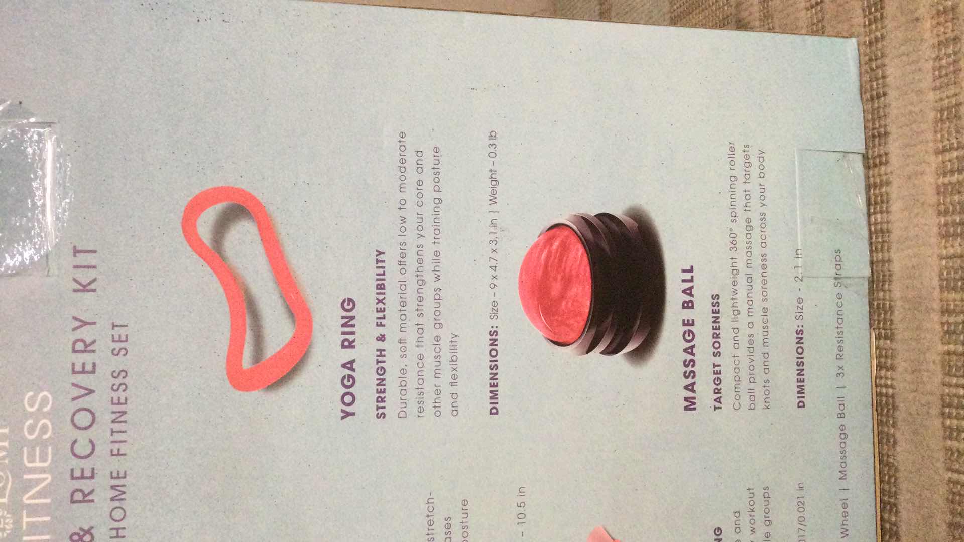 Photo 1 of NEW LOMI FITNESS STRETCH & RECOVERY KIT 6-PIECE HOME FITNESS SET