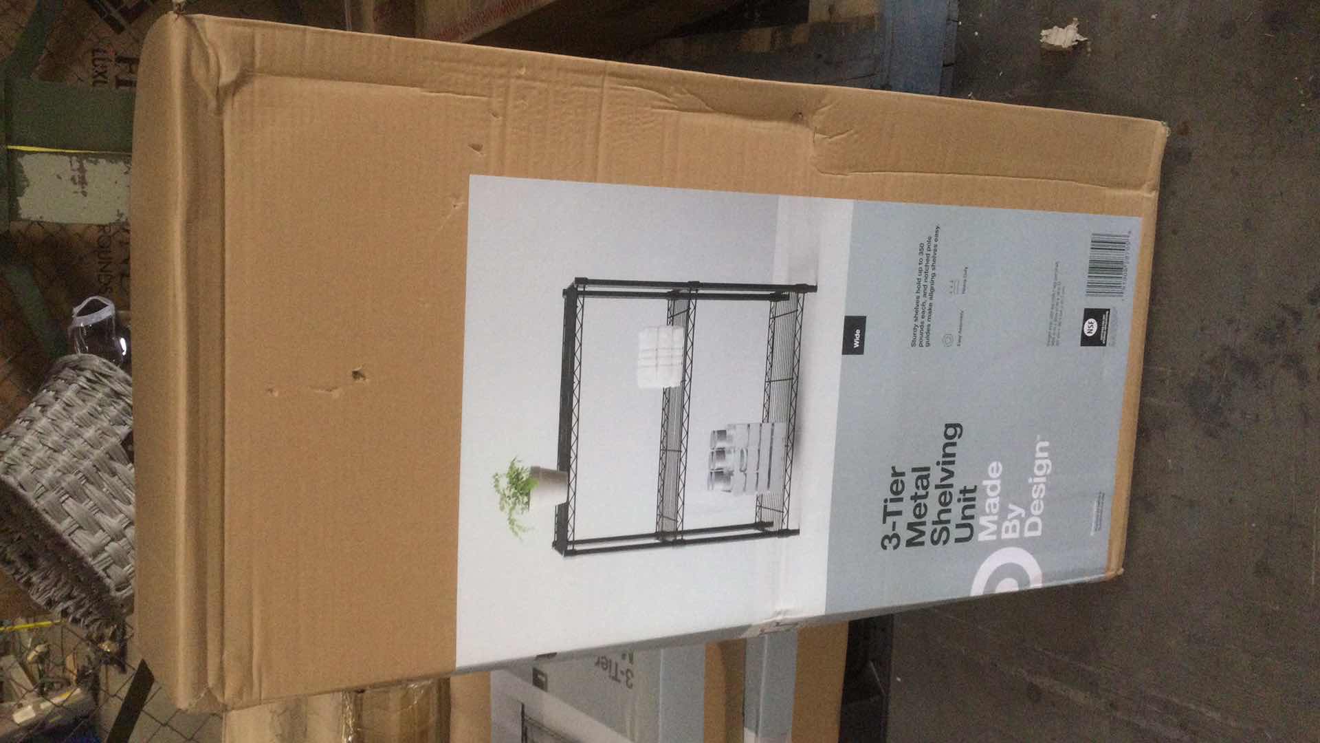 Photo 1 of NEW MADE BY DESIGN NSF 3-TIER METAL SHELVING UNIT