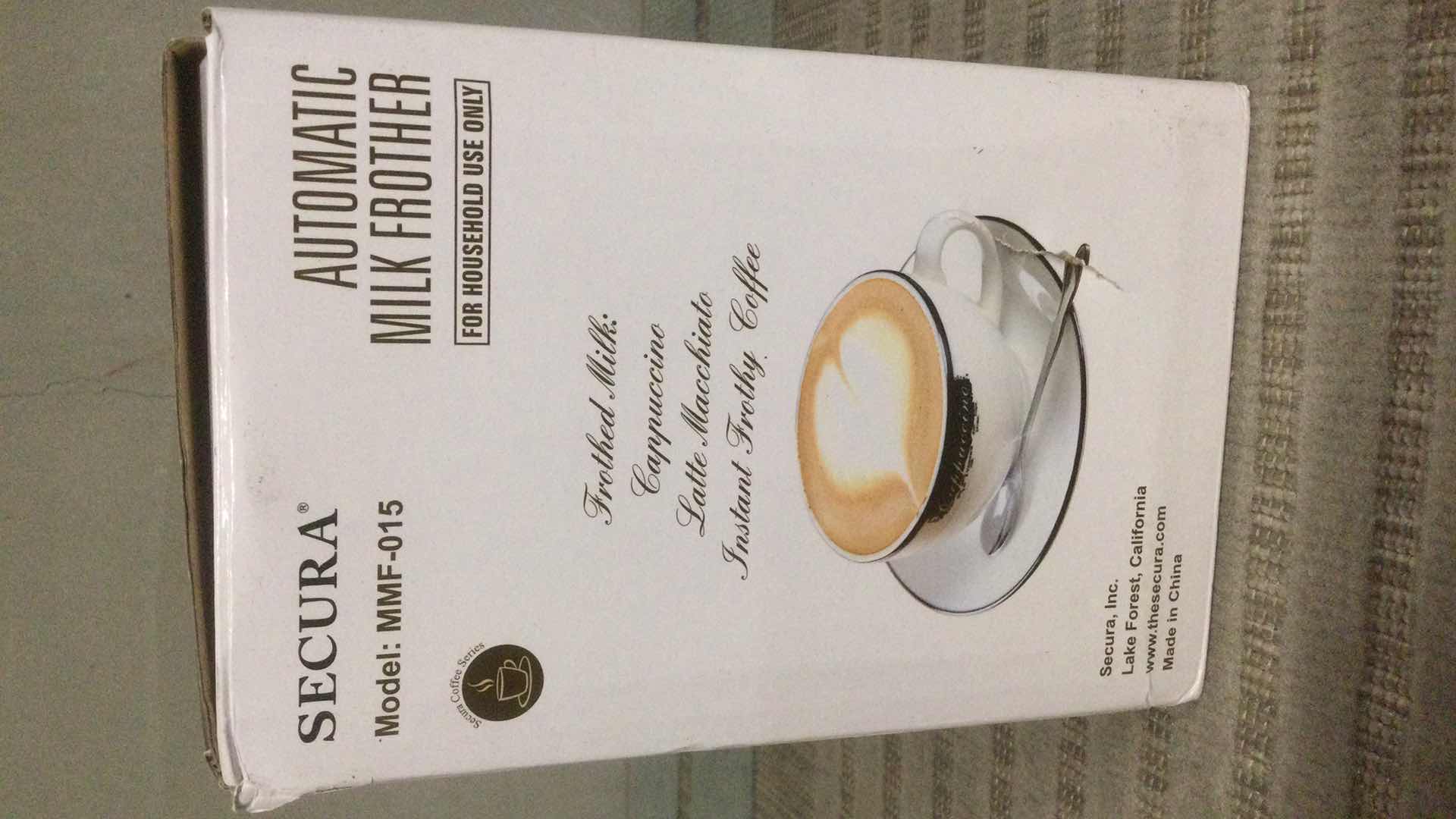 Photo 4 of SECURA MODEL: MMF-015 AUTOMATIC MILK FROTHER