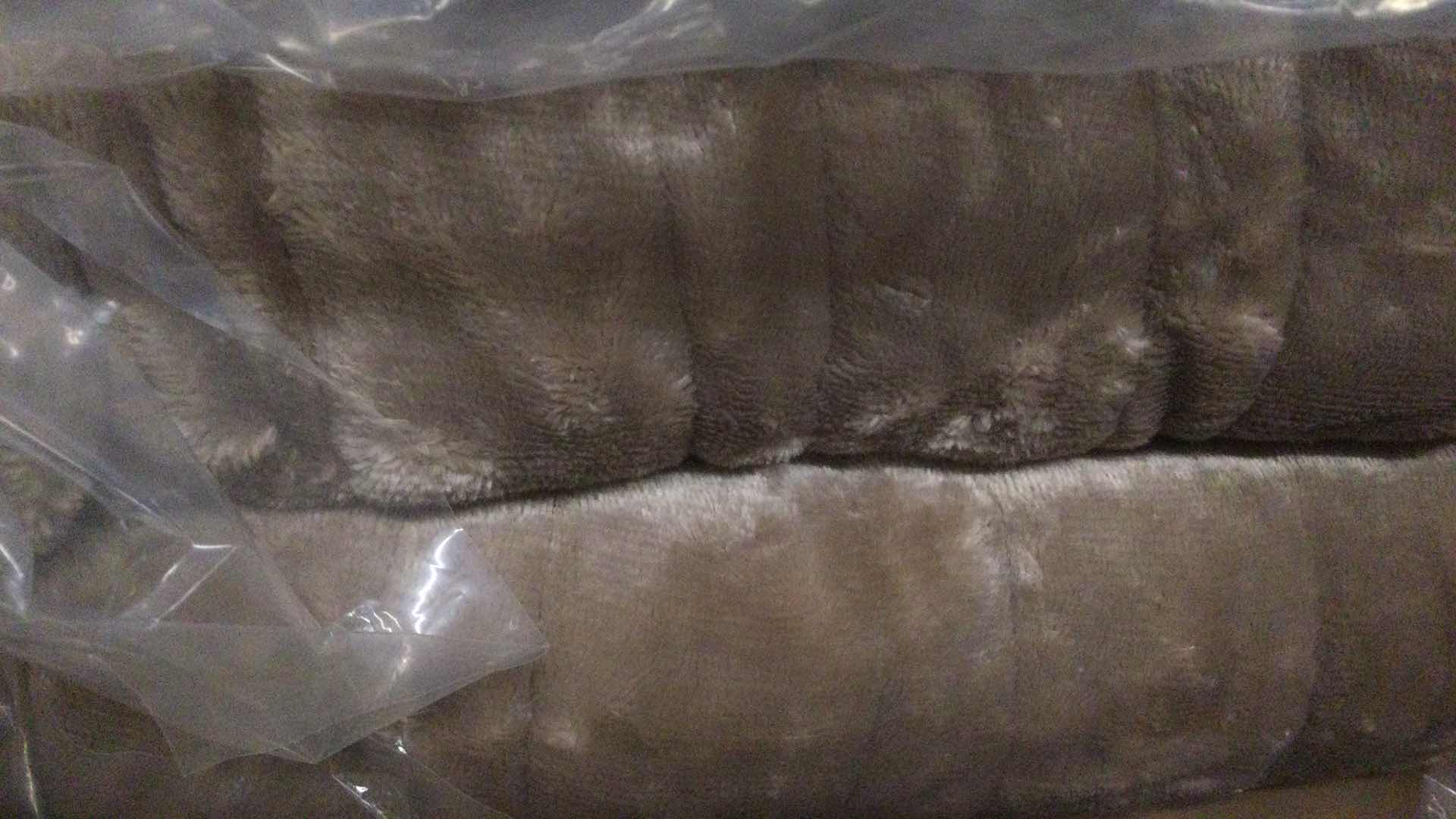 Photo 1 of DOWIN COMFORTABLE MICROPLUSH HEATED BLANKET CAMEL 62” X 84”