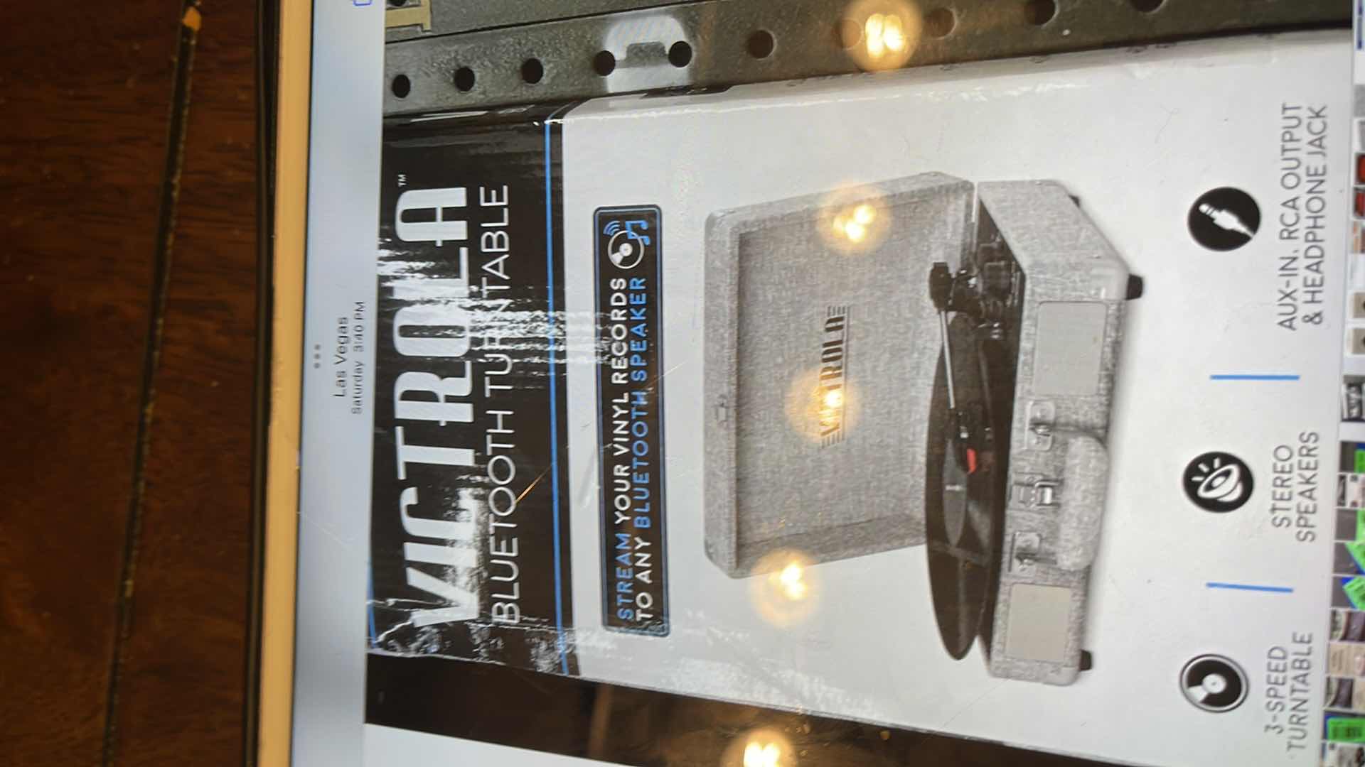 Photo 1 of NIB VICTROLA BLUETOOTH TURNTABLE