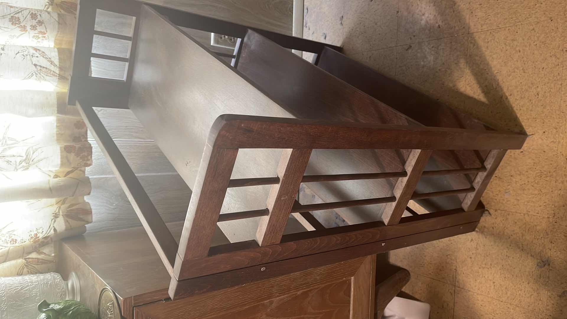 Photo 1 of WOODEN FOLDABLE BOOKSHELF  27.5”x 11.5” x 45.5”