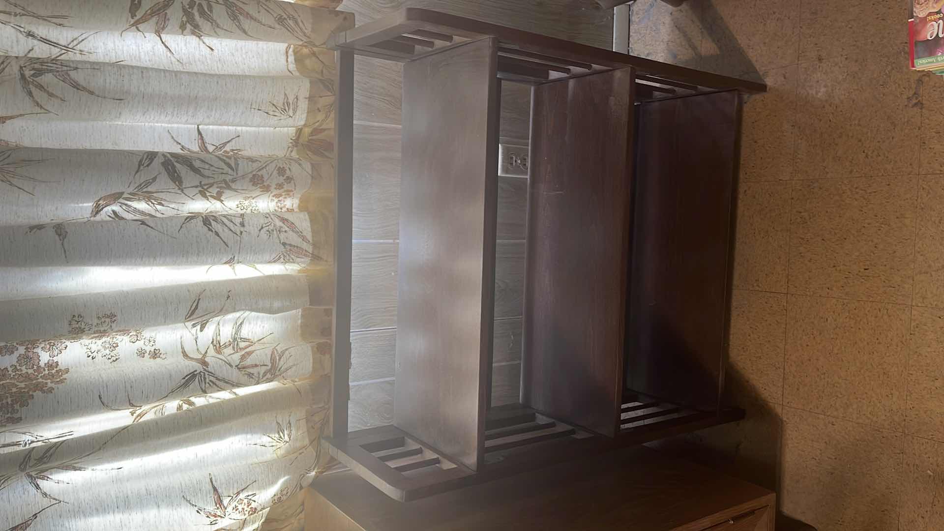 Photo 1 of WOODEN FOLDABLE BOOKSHELF  27.5”x 11.5” x 45.5”