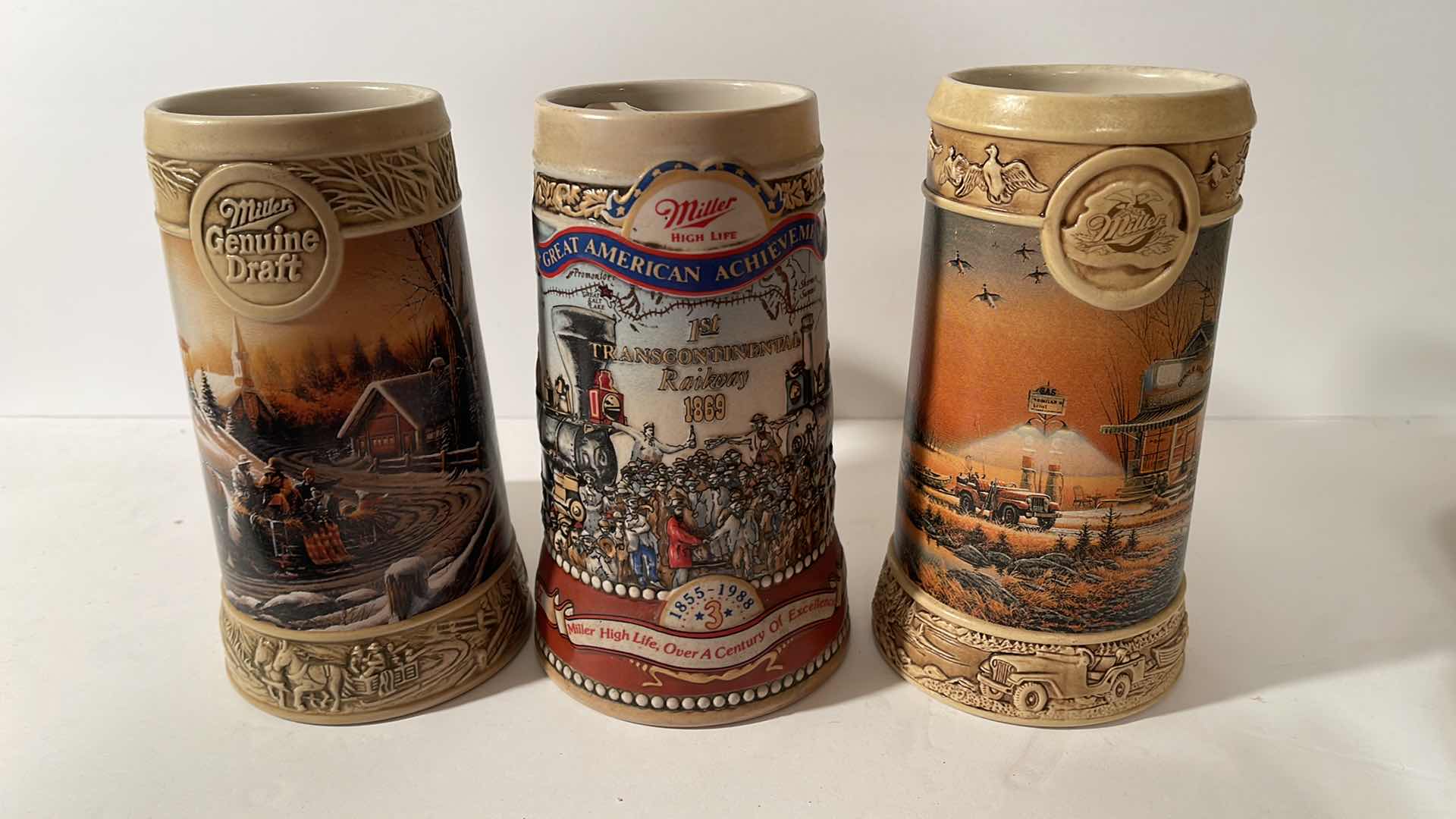 Photo 1 of MILLER GENUINE DRAFT COLLECTOR BEER STEINS