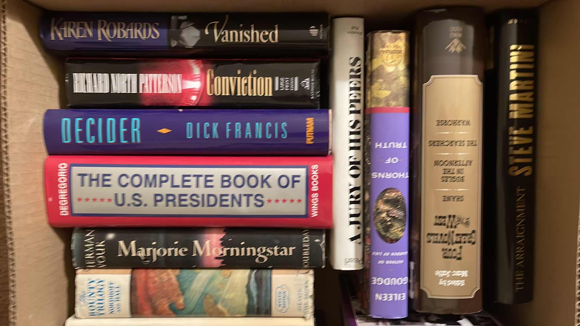 Photo 1 of ASSORTED HARDCOVER BOOKS- LARGE LOT