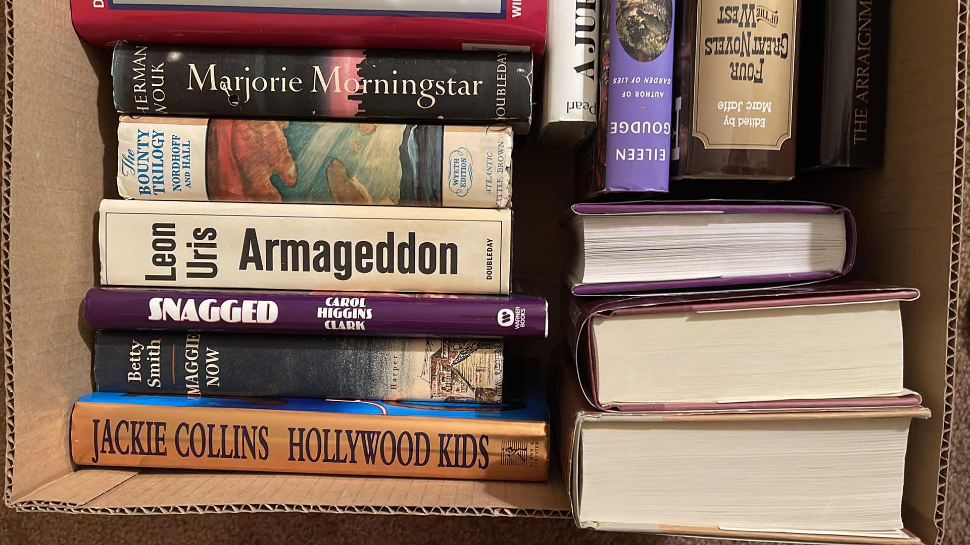 Photo 1 of ASSORTED HARDCOVER BOOKS- LARGE LOT