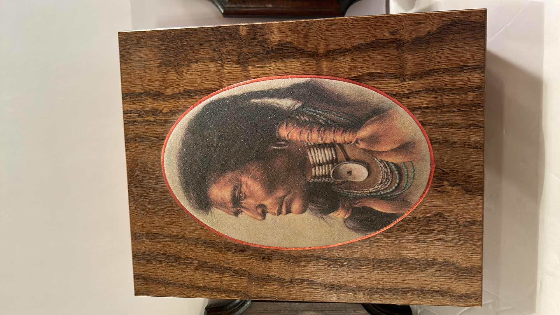 Photo 1 of 3 PIECE INDIAN DECOR, H 9.5”, BOX 7” x H9”