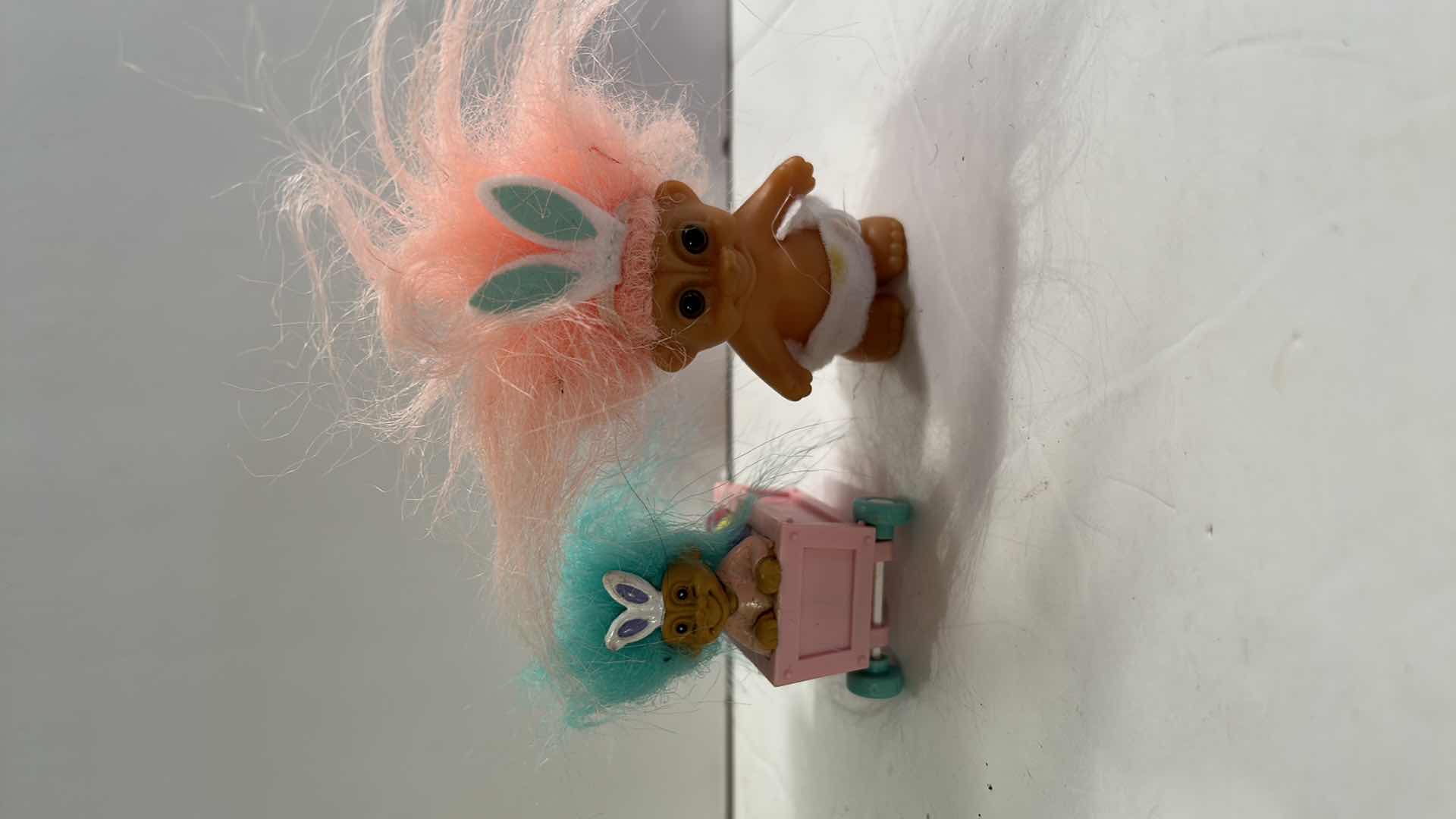 Photo 1 of 6 VINTAGE RUSS AND DAM TROLL DOLLS